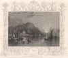 'Erith, Kent'. Decorative view by William TOMBLESON 1835 old antique print