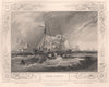 'Nore Lights'. Kent. Decorative view by William TOMBLESON 1835 old print