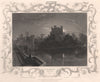 'Rochester Castle, Kent'. Decorative view by William TOMBLESON 1835 old print