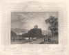 'Wouldham Church, Kent'. Decorative view by William TOMBLESON 1835 old print
