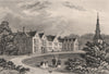 The Rectory, Aldwincle, Northamptonshire. Poet Dryden birthplace. DUGDALE 1845
