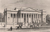 The Fitzwilliam Museum, Cambridge, Cambridgeshire. DUGDALE 1845 old print