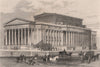 The New Assize Courts, and St. Georges Hall, Liverpool. Lancashire. DUGDALE 1845