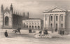King's College Chapel, University Library & Senate House, Cambridge.DUGDALE 1845
