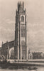 Boston Church Lincolnshire. DUGDALE 1845 old antique vintage print picture