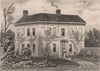 Rev. John Wesley's birthplace, Epworth, Lincolnshire. Methodism. DUGDALE 1845