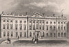 Royal Mint, Tower Hill, London. DUGDALE 1845 old antique vintage print picture