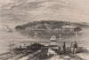 Mount Edgcumbe. Near Plymouth, Devon. DUGDALE 1845 old antique print picture