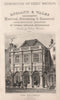The Guildhall, Exeter, Devonshire. DUGDALE 1845 old antique print picture