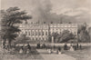 Hampton Court Palace, Middlesex, London. DUGDALE 1845 old antique print