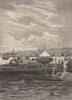 Ryde Pier, Isle of Wight 1898 old antique vintage print picture
