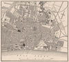 Map of Hull, Yorkshire 1898 old antique vintage plan chart