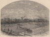 Yarmouth, from the Sea, Norfolk 1898 old antique vintage print picture