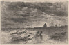 Gorleston Pier, Yarmouth, Norfolk 1898 old antique vintage print picture