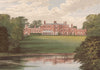 Lawton Hall, Church Lawton, Cheshire. MORRIS c1893 old antique print picture