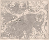 Town/city plan of St Petersburg. Russia. BRITANNICA 1898 old antique map chart