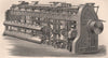 TEXTILE MANUFACTURE. Slubbing Frame 1898 old antique vintage print picture