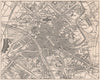 Town/city plan of York. Yorkshire. BRITANNICA 1898 old antique map chart