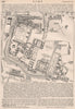 Town/city plan of Ancient Rome. Roma. Italy Italia. BRITANNICA 1898 old map