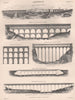 AQUEDUCT Metz Pont du Gard Maintenon Spoleto Chirk/Dee (Ellesmere Canal) 1898