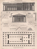 ARCHITECTURE. Greek Doric Peripteral & Hypaethral Temple. Octastyle Temple 1898