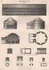 ROMAN ARCHITECTURE. Colosseum Pantheon Temples Antoninus Faustina Vesta 1898