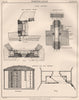 COAST BATTERY. Open Battery Shield; Armour Bolt; gun shield mantlet 1898 print