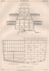 CARDIFF DOCKS. Caisson for graving dock. Sections 1898 old antique print