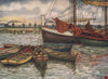 TRONDHEIM. 'Old Boats' by Nico Jungman. Norway 1905 antique print picture