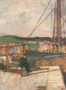 'Bergen' by Nico Jungman. Norway 1905 old antique vintage print picture