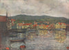 'Molde' by Nico Jungman. Norway 1905 antique vintage print picture