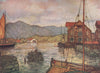 MOLDEN. 'Moldoen' by Nico Jungman. Norway 1905 antique print picture