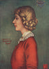 BERGEN. Fair maiden by Nico Jungman. Norway 1905 old antique print picture