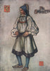 SETESDAL. 'Peasant girl' by Nico Jungman. Norway 1905 old antique print