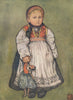 TELEMARK. 'A baby of Telemarken' by Nico Jungman. Norway 1905 old print