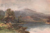 'The Waikato at Ngaruawahia' by Frank Wright. New Zealand 1908 old print