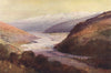 'Rees Valley and Richardson Range' by Frank Wright. New Zealand 1908 old print