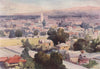 'Christchurch' by Frank Wright. New Zealand 1908 old antique print picture
