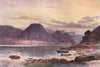 'Okahumoko Bay, Whangaroa' by Frank Wright. New Zealand 1908 old antique print
