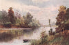 MARLBOROUGH. 'On the Pelorus River' by Frank Wright. New Zealand 1908 print
