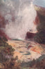 ROTORUA. 'Champagne Cauldron' by Frank Wright. New Zealand 1908 old print