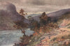 'The Buller River near Hawk's Craig' by Frank Wright. New Zealand 1908 print