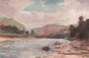 'Buller and Inangahua Rivers' by Frank Wright. New Zealand 1908 old print