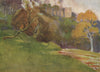 SOUTH LANARKSHIRE. Craignethan Castle by John Young-Hunter. Scotland 1907