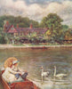 STREATLEY. 'Streatley Inn' by Mortimer Menpes. Berkshire 1906 old print