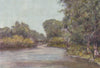 'Hurley' by Mortimer Menpes. Berkshire. SMALL 1906 old antique print picture