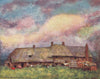 DORCHESTER-ON-THAMES. 'Cottages' by Mortimer Menpes. Oxfordshire 1906 print