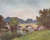'Wallingford' by Mortimer Menpes. Oxfordshire 1906 old antique print picture