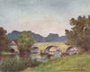 'Wallingford' by Mortimer Menpes. Oxfordshire 1906 old antique print picture
