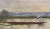 'Evening' by Mortimer Menpes. The Thames. SMALL 1906 old antique print picture